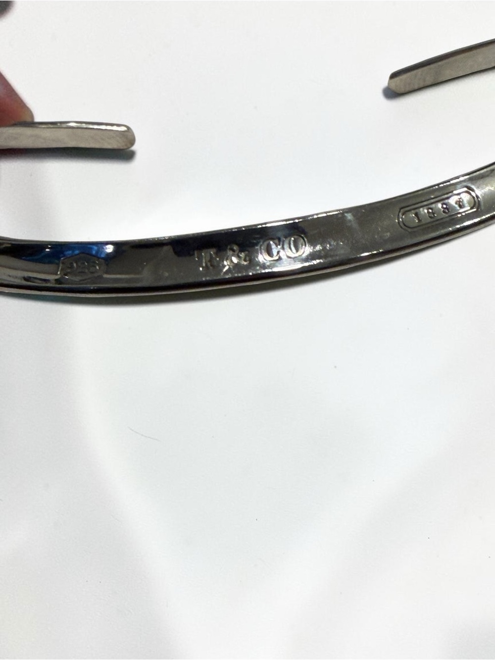 Tiffany & Co. 1837 Sterling Silver Collar Choker Necklace Vintage 1997 - Picture 7 of 10